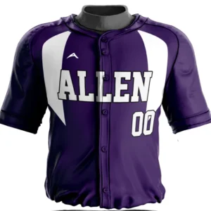 Purple Vortex Baseball Jersey — Allen Sportswear