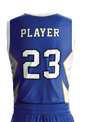 Royal Bolt Basketball Jersey - additional view