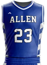 Royal Prime Basketball Jersey — Allen Sportswear