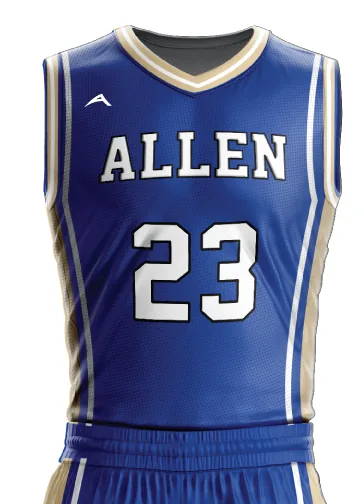 Royal Storm Basketball Jersey — Allen Sportswear