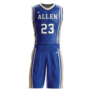 Royal Storm Basketball Uniform — Allen Sportswear