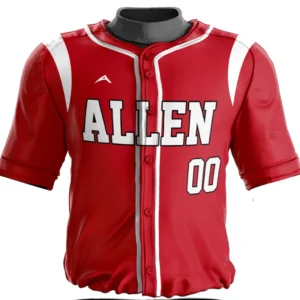 Scarlet Blaze Baseball Jersey — Allen Sportswear