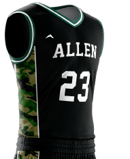 Shadow Camo Basketball Jersey - additional view