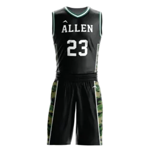 Shadow Camo Basketball Uniform — Allen Sportswear