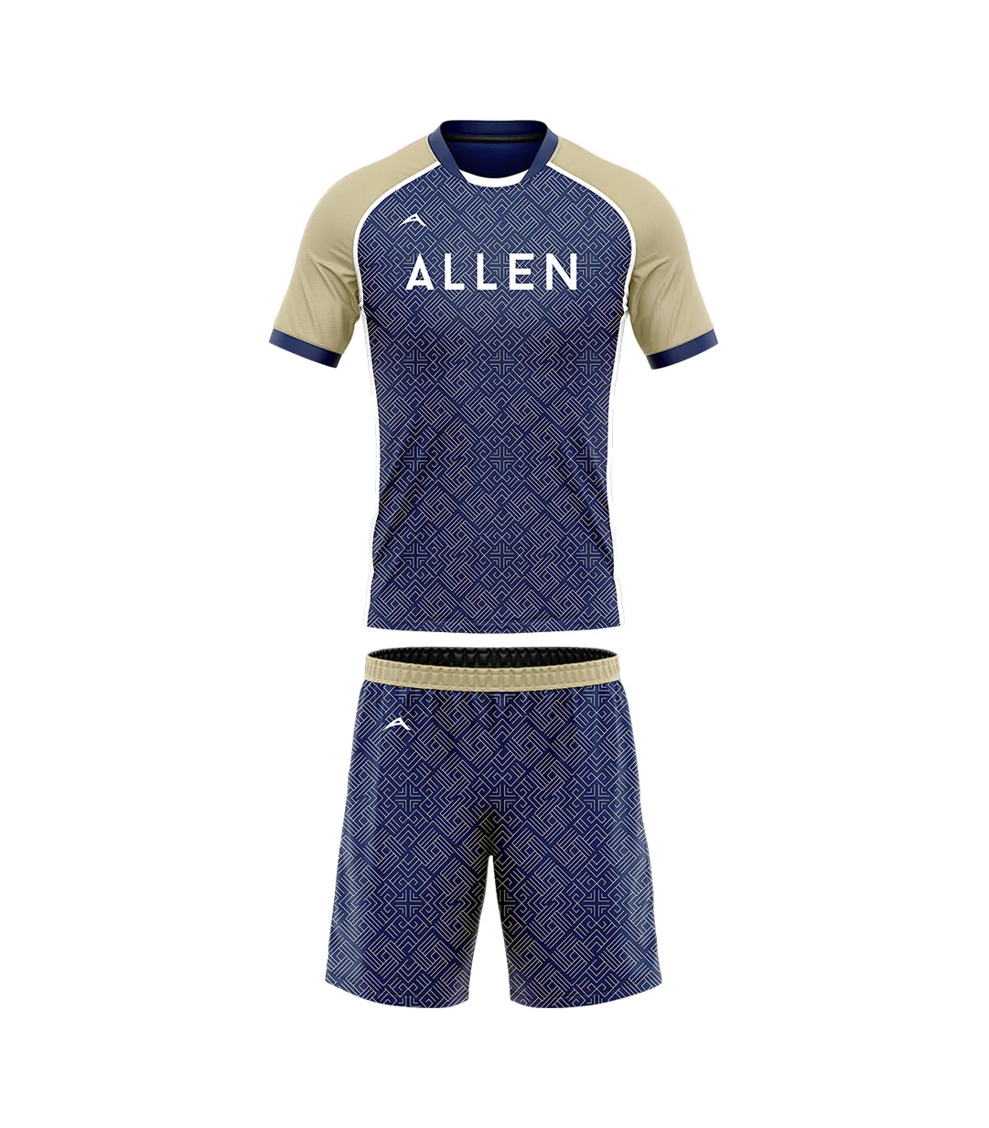 Slate Grid Soccer Uniform — Allen Sportswear
