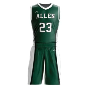 Verdant Drive Basketball Uniform — Allen Sportswear