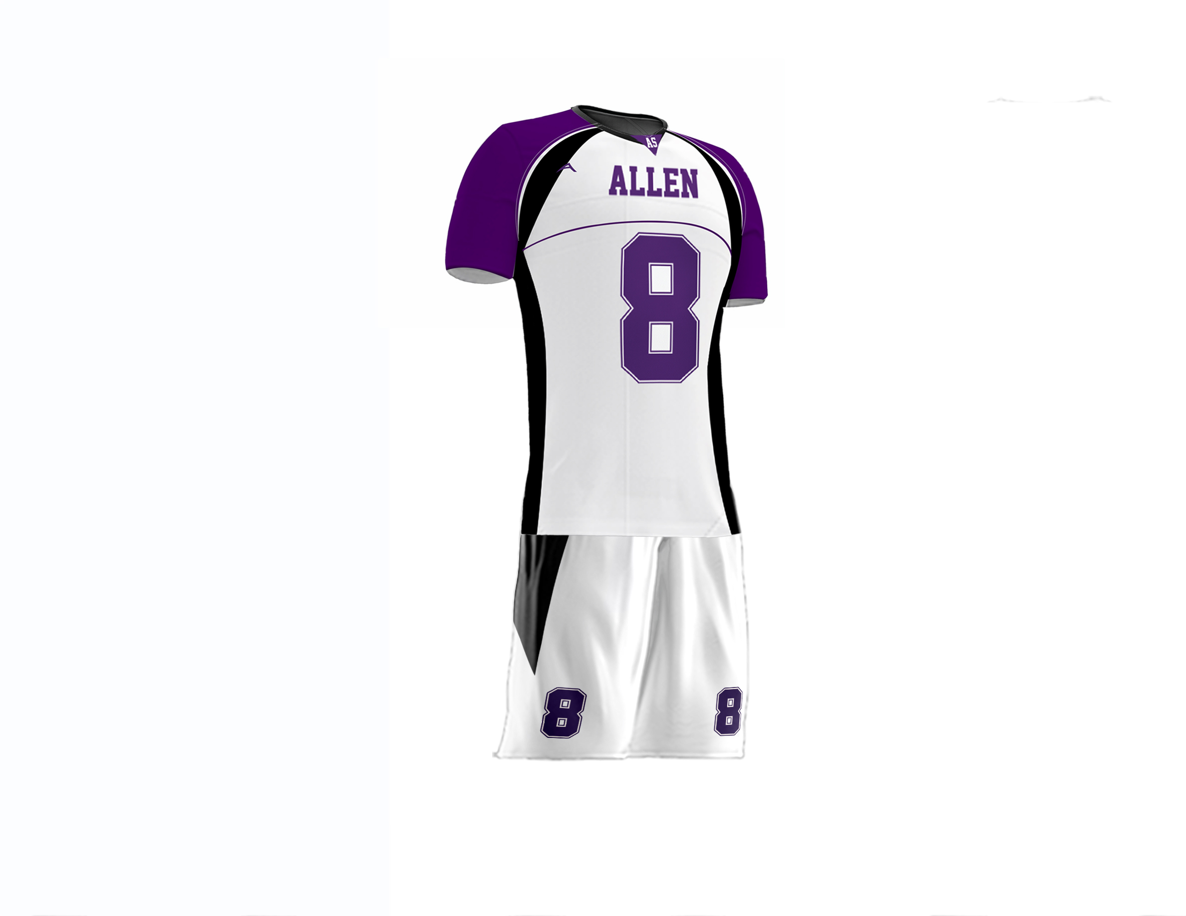 Violet Force Flag Football Uniform - additional view
