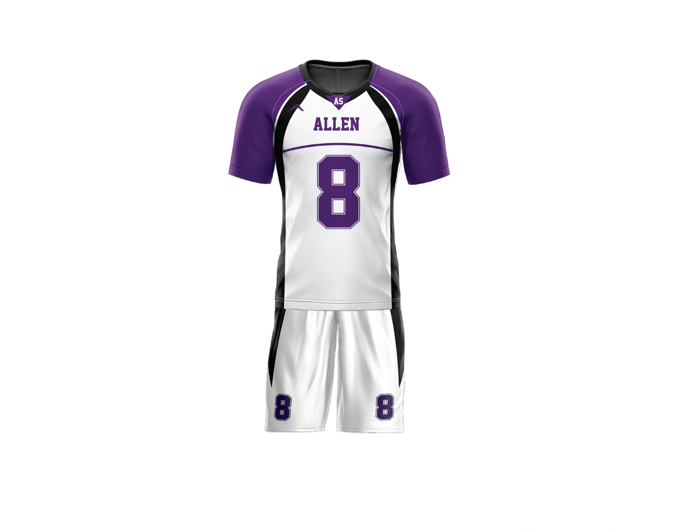 Violet Force Flag Football Uniform — Allen Sportswear