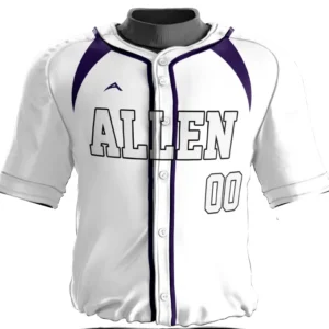 Violet Vanguard Baseball Jersey — Allen Sportswear