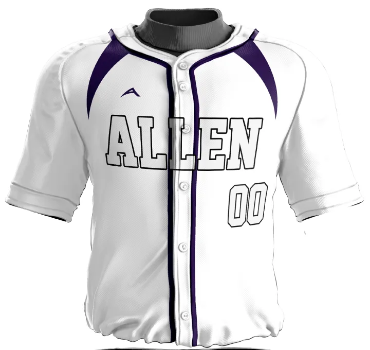 Violet Vanguard Baseball Jersey — Allen Sportswear
