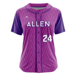 Violet Wave Softball Jersey — Allen Sportswear