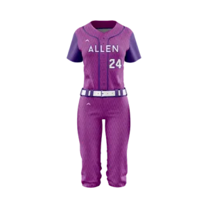 Violet Wave Softball Uniform — Allen Sportswear