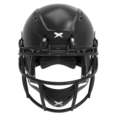 Black helmet shell, black facemask XRS 2 1S