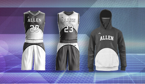 custom youth basketball uniform packages