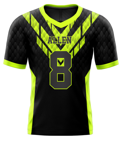 Flag Football Jersey Sublimated Snake