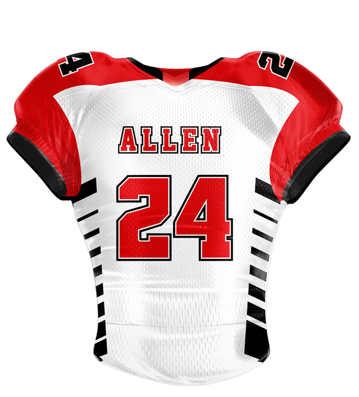 Sublimated Football Jersey including all text and optional pants select colors 