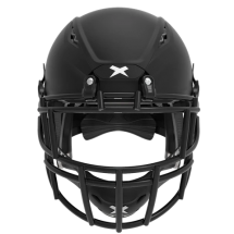 Matte black helmet shell, black facemask XRS  2 2S
