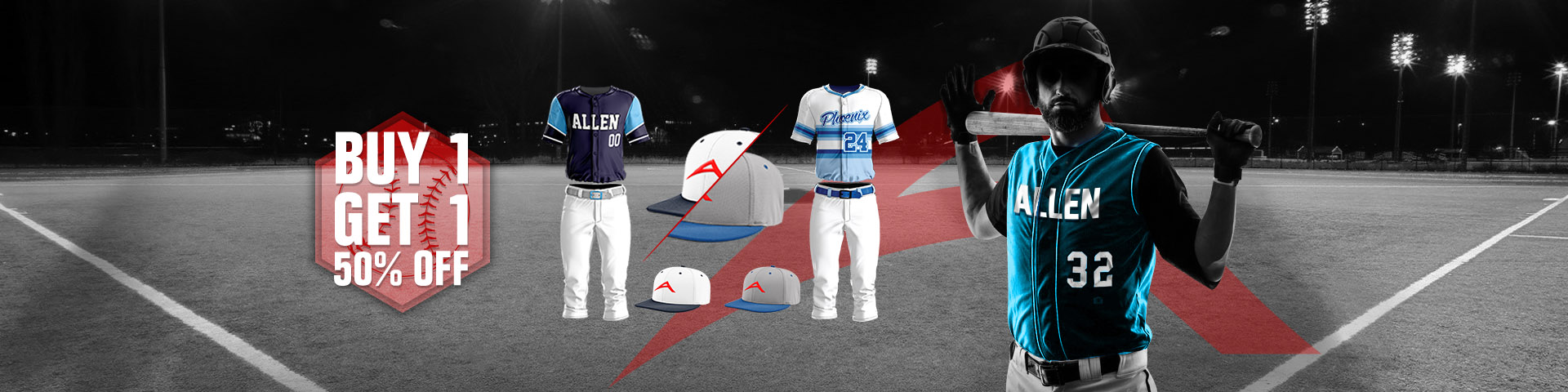 Baseball Uniforms - Custom Designs & Discounted Team Packs