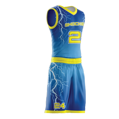 basketball uniform sublimated storm side