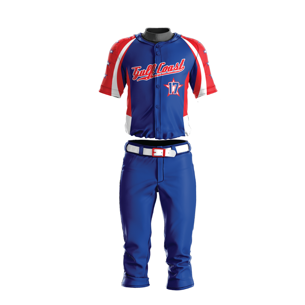 Baseball Uniform Sublimated Gulf
