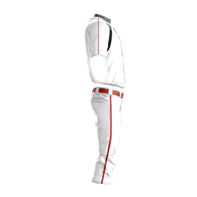 Custom Baseball Uniform Pro Tackle Twill or Sewn On 213-side view