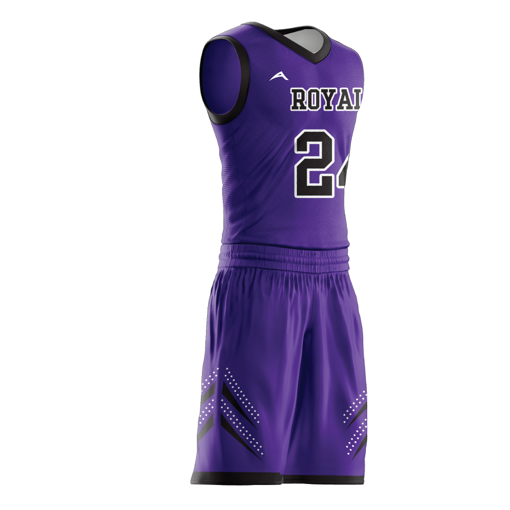 Basketball Uniform Sublimated Royals - Allen Sportswear