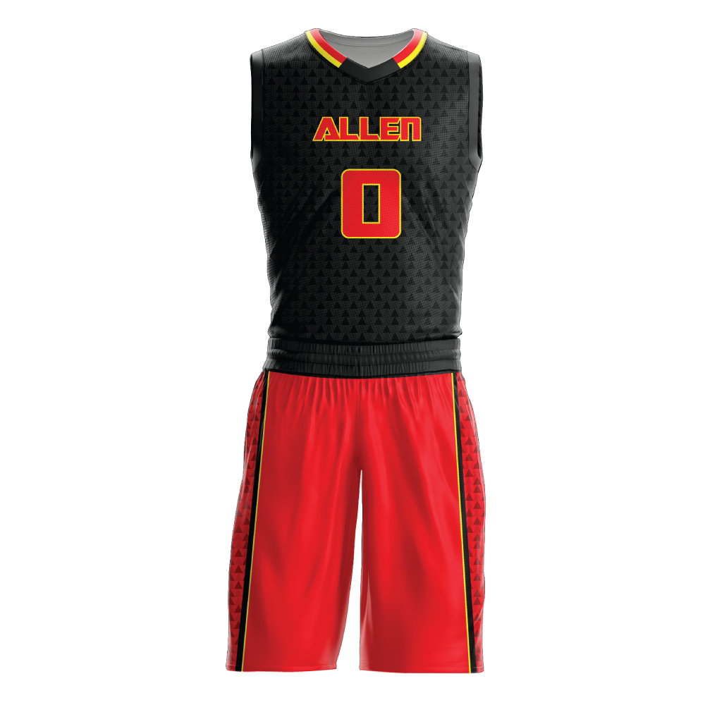 Basketball Uniform Sublimated Triad - Allen Sportswear