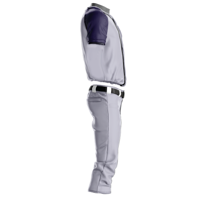 Custom Softball Uniform Pro Tackle Twill or Sewn On 229-side view