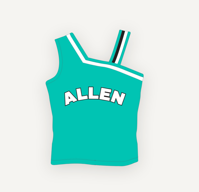 Sharks cheer uniform