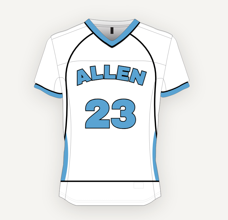 Glacier Edge flag football jersey