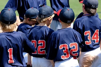 Team of baseball boys.